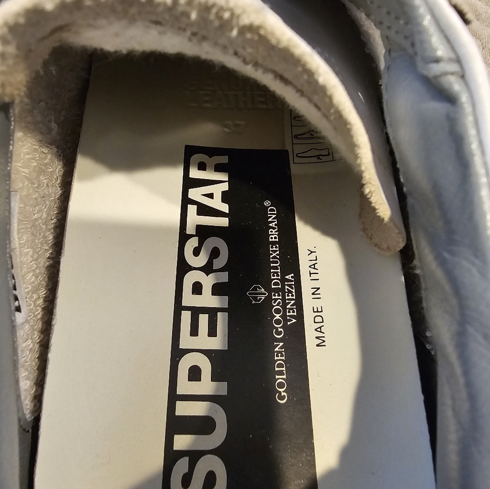 Golden Goose Silver Star Size 7 - Picture 5 of 9